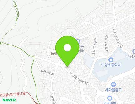 부산광역시 동구 망양로795번길 28 (수정동, 수정5동경로당) 지도