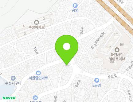 부산광역시 동구 진성로 97 (수정동, 제이수정) 지도