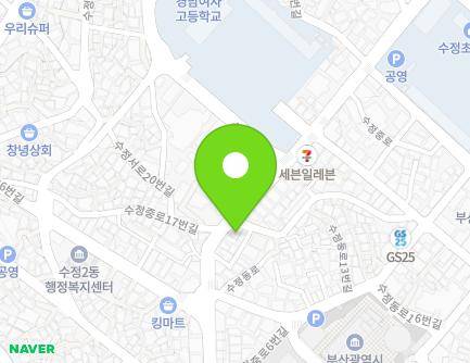 부산광역시 동구 수정중로 18-1 (수정동) 지도