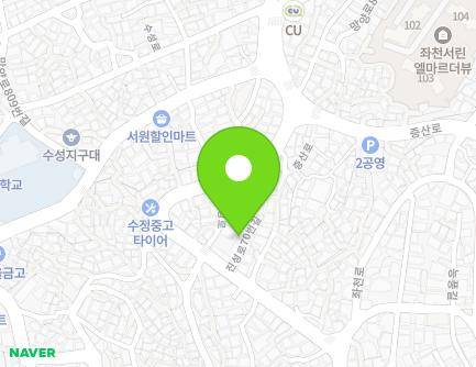 부산광역시 동구 진성로70번길 5 (수정동) 지도