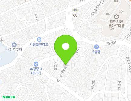 부산광역시 동구 진성로70번길 11 (수정동) 지도