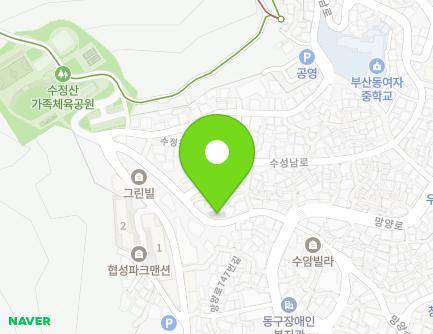 부산광역시 동구 수정공원중로 10 (수정동) 지도