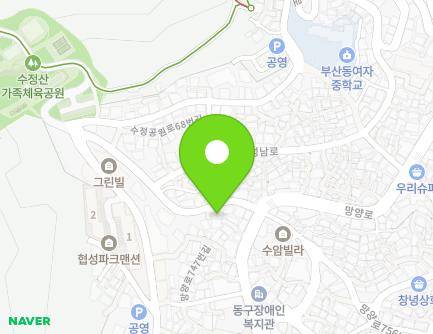 부산광역시 동구 수정공원중로 5 (수정동) 지도