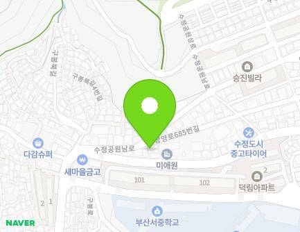 부산광역시 동구 수정공원남로 10 (수정동) 지도