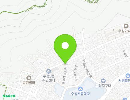 부산광역시 동구 수정공원로 124 (수정동) 지도