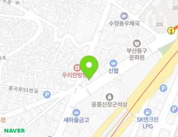 부산광역시 동구 중앙대로349번길 46 (수정동) 지도