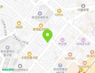 부산광역시 동구 고관로 121 (수정동) 지도