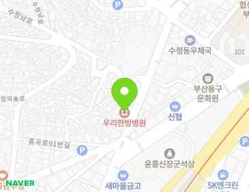 부산광역시 동구 고관로 81 (수정동) 지도