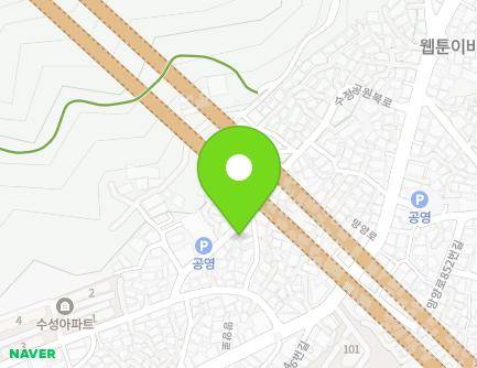 부산광역시 동구 수정공원북로 10 (수정동) 지도