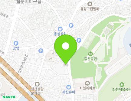 부산광역시 동구 성북로 31 (좌천동) 지도