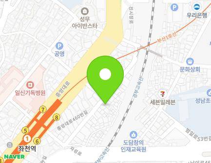 부산광역시 동구 중앙대로460번길 32 (좌천동) 지도