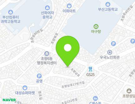 부산광역시 동구 초량로65번길 10 (초량동) 지도