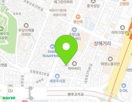 부산광역시 동구 중동길 59 (초량동) 지도