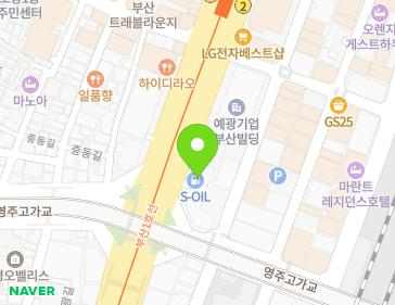 부산광역시 동구 중앙대로 168 (초량동) 지도
