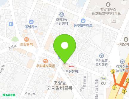 부산광역시 동구 중앙대로251번길 33 (초량동) 지도