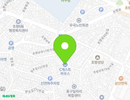 부산광역시 동구 초량상로63번가길 33 (초량동, C-게스트하우스) 지도