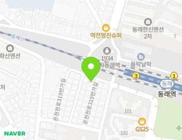 부산광역시 동래구 온천천로319번가길 19-19 (낙민동) 지도