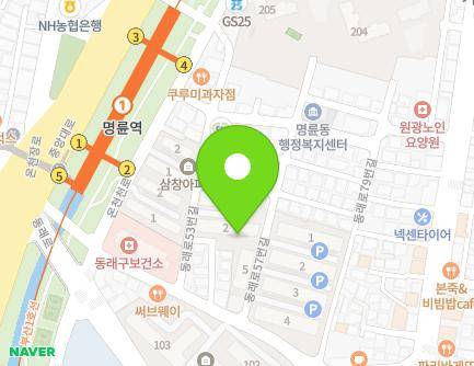 부산광역시 동래구 동래로53번길 16 (명륜동, 명륜대진아파트) 지도