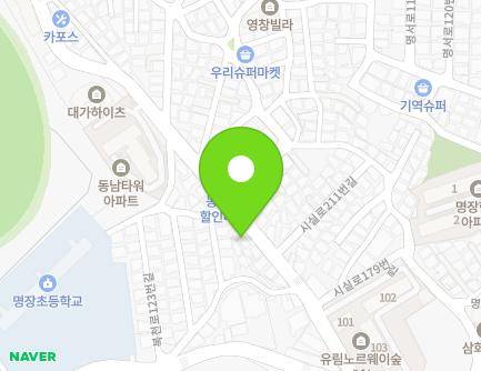 부산광역시 동래구 시실로 172 (명장동) 지도