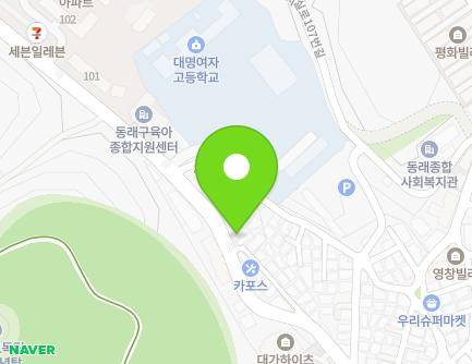 부산광역시 동래구 시실로 141 (명장동) 지도