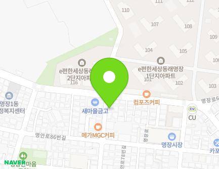 부산광역시 동래구 명장로48번길 3 (명장동) 지도