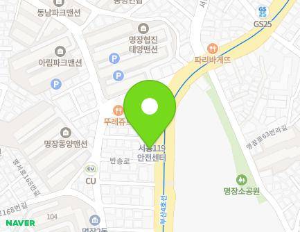 부산광역시 동래구 반송로 327 (명장동) 지도