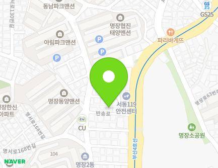 부산광역시 동래구 반송로 327-10 (명장동) 지도