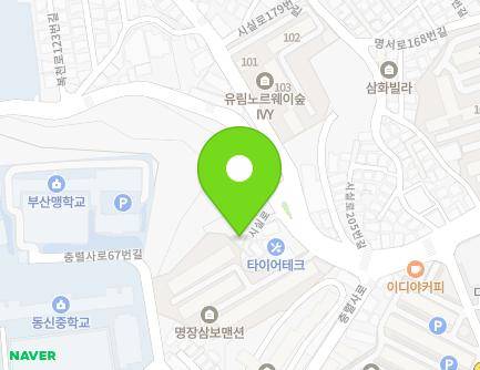 부산광역시 동래구 시실로 196-4 (명장동) 지도