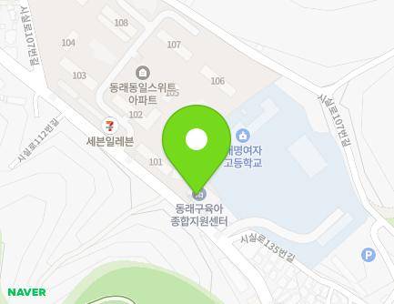 부산광역시 동래구 시실로 129 (명장동, 동래구육아종합지원센터) 지도