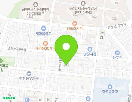 부산광역시 동래구 명안로78번길 47-5 (명장동) 지도