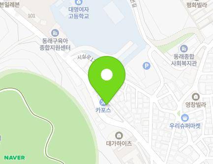 부산광역시 동래구 시실로 143-8 (명장동) 지도