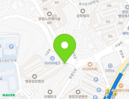 부산광역시 동래구 시실로 202-1 (명장동) 지도