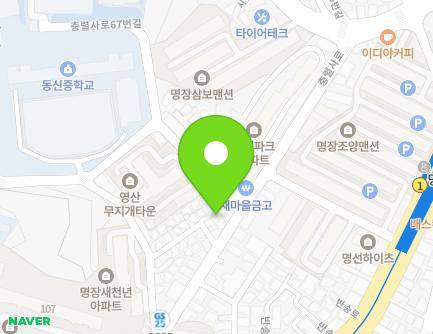 부산광역시 동래구 충렬사로51번가길 16 (명장동) 지도