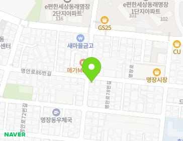 부산광역시 동래구 명장로48번길 21 (명장동) 부산광역시 동래구 명장로48번길 21 (명장동) 지도