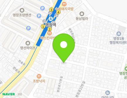 부산광역시 동래구 명안로77번길 41-1 (명장동) 지도