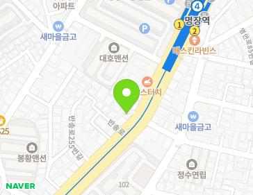 부산광역시 동래구 반송로 265 (명장동) 부산광역시 동래구 반송로 265 (명장동) 지도