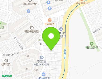 부산광역시 동래구 반송로 321-12 (명장동, 황금빌라) 지도