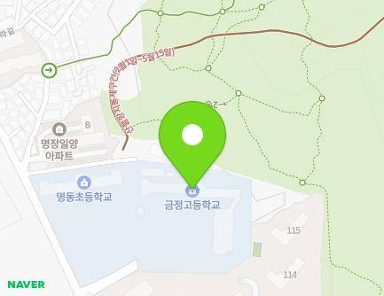 부산광역시 동래구 명장로63번길 60-14 (명장동, 금정고등학교) 지도