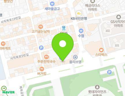 부산광역시 동래구 사직로 50 (사직동, 골든뷰) 지도