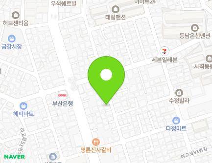 부산광역시 동래구 여고로75번길 91 (사직동, 본레브) 지도