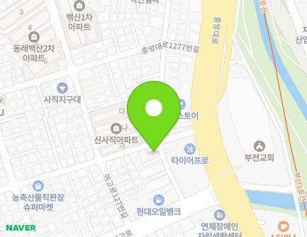 부산광역시 동래구 여고로135번길 15 (사직동) 지도