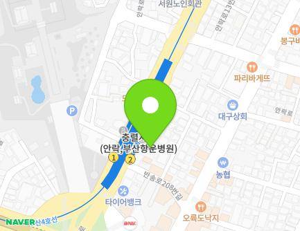 부산광역시 동래구 반송로 210 (안락동) 지도