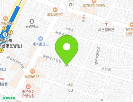 부산광역시 동래구 명안로17번길 85 (안락동) 지도