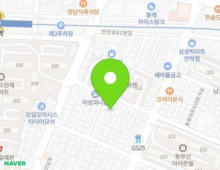 부산광역시 동래구 연안로59번길 89-4 (안락동) 지도