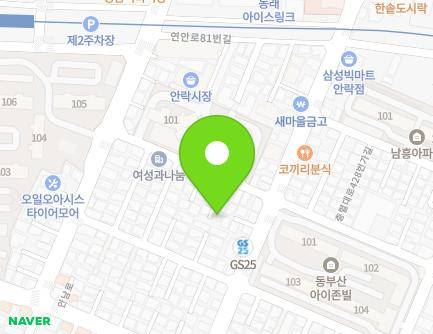 부산광역시 동래구 연안로59번길 83-7 (안락동) 지도