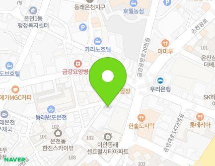 부산광역시 동래구 차밭골로20번길 62 (온천동) 지도