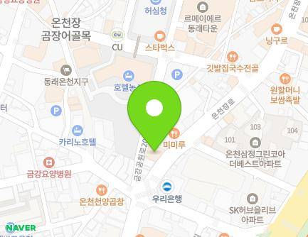 부산광역시 동래구 온천장로 89 (온천동) 지도