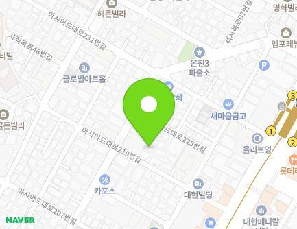 부산광역시 동래구 아시아드대로219번길 28-3 (온천동) 지도