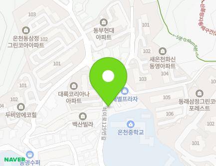 부산광역시 동래구 쇠미로129번길 58 (온천동) 지도