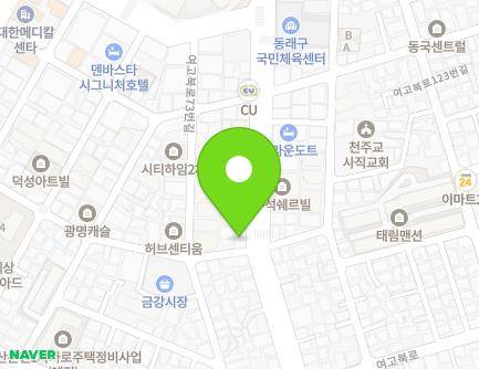 부산광역시 동래구 미남로 89 (온천동) 지도